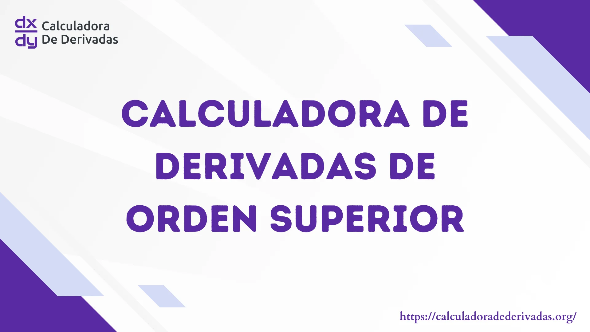 Calculadora de Derivadas de Orden Superior - Paso a Paso