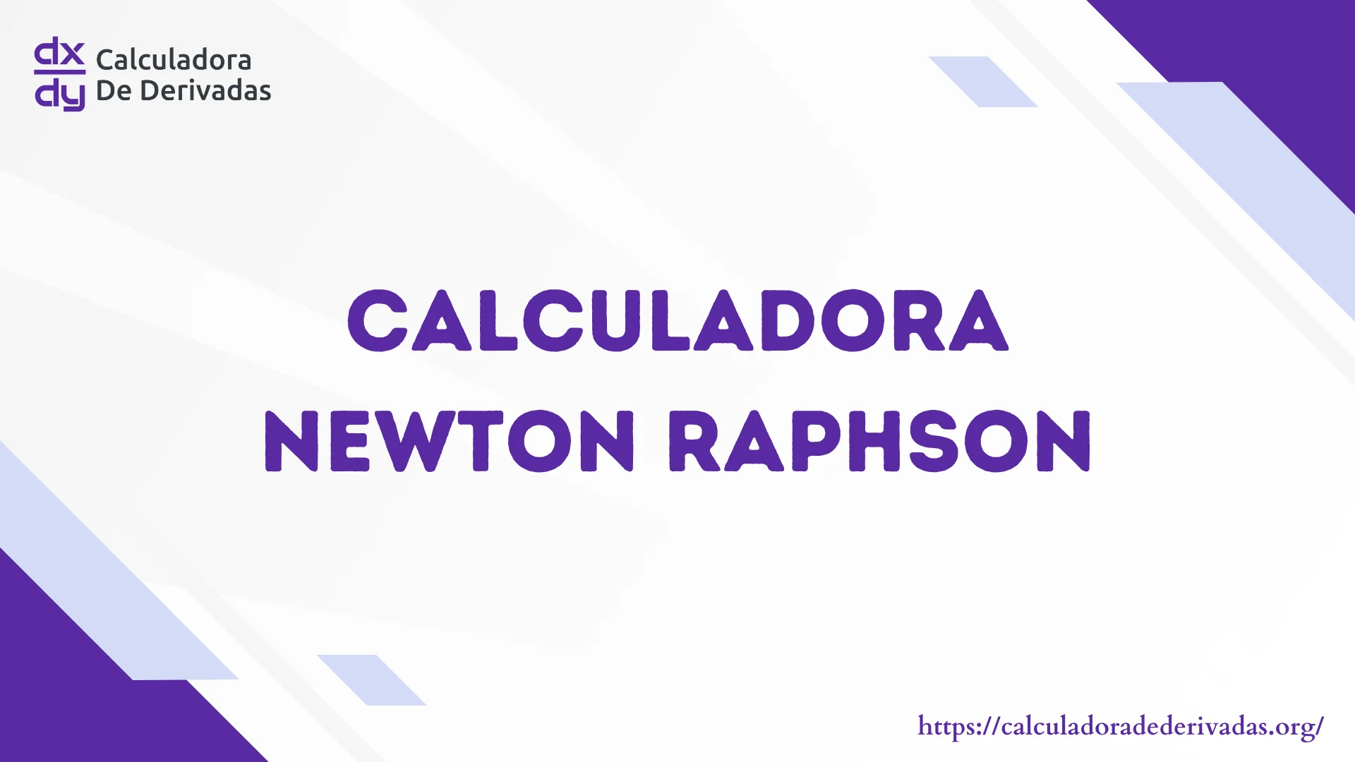 Calculadora Newton Raphson paso a paso