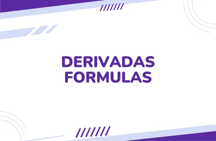 Derivadas Formulas